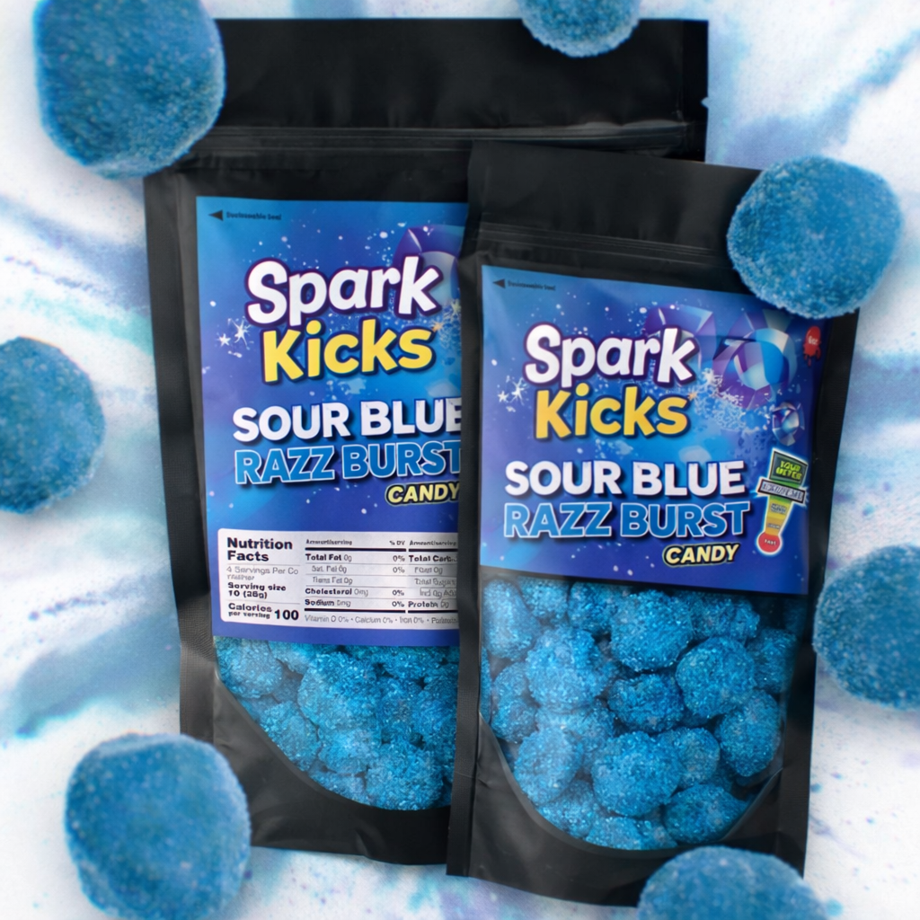 Sour Blue Razz Gushers