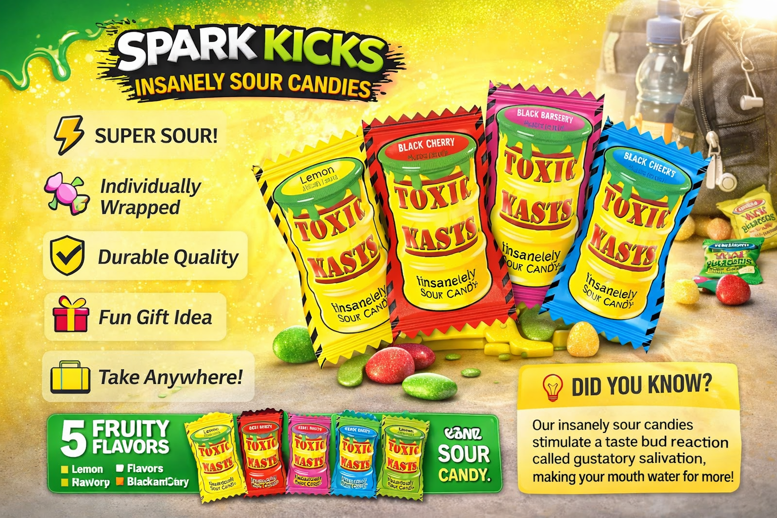 Toxic Waste Candy