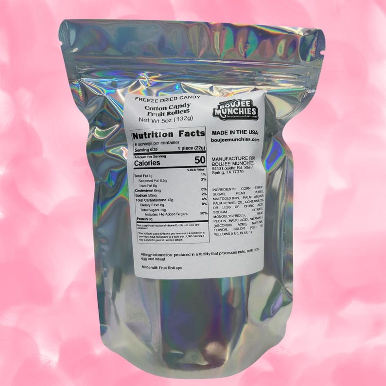 Freeze Dried Cotton Candy Rollers